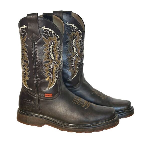 Chaparral Other - Men's Cowboy Boot Chaparral Size 9 Beautiful Leather Tread Pattern Well …